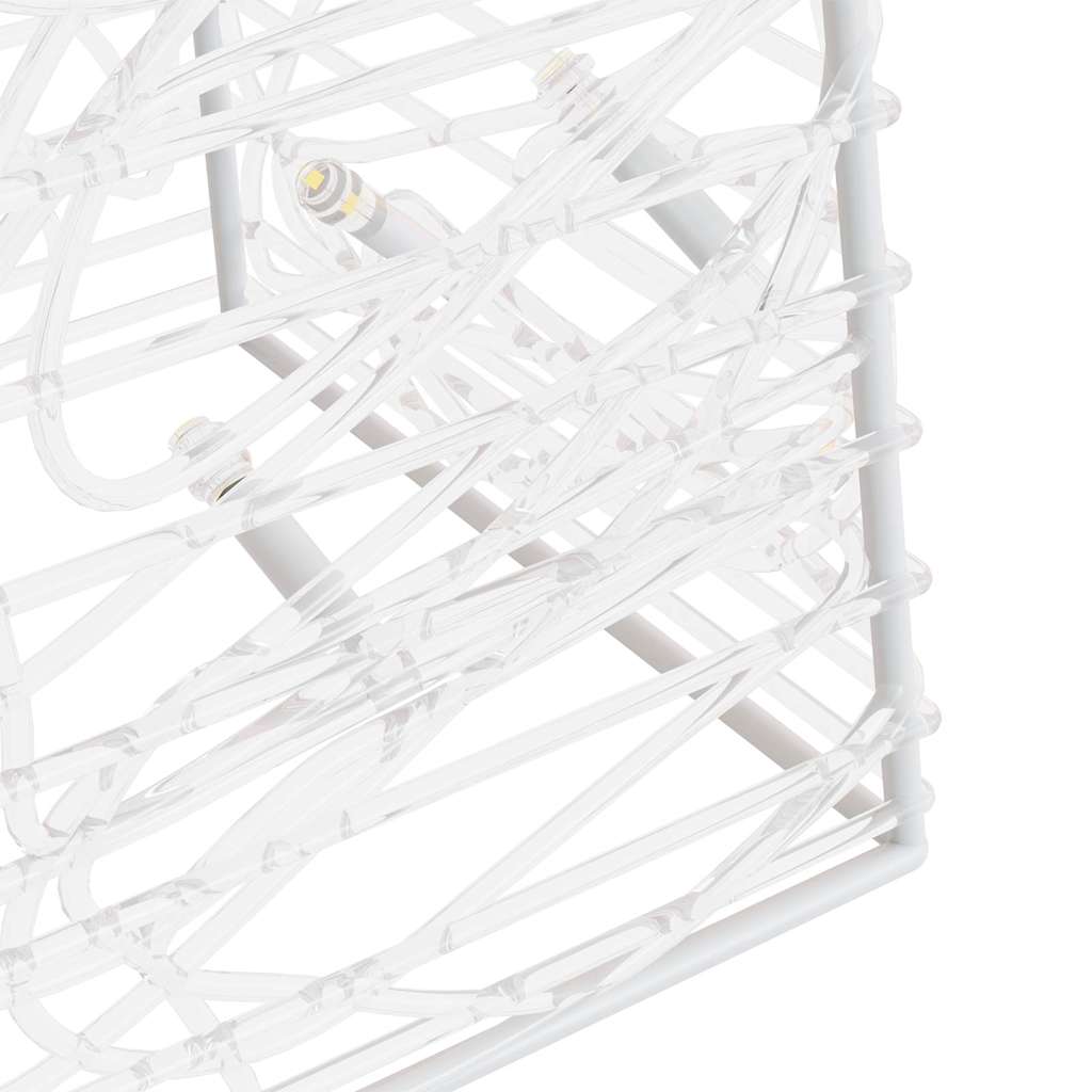 LED-Leuchtkegel Acryl Deko Kaltweiß 90 cm