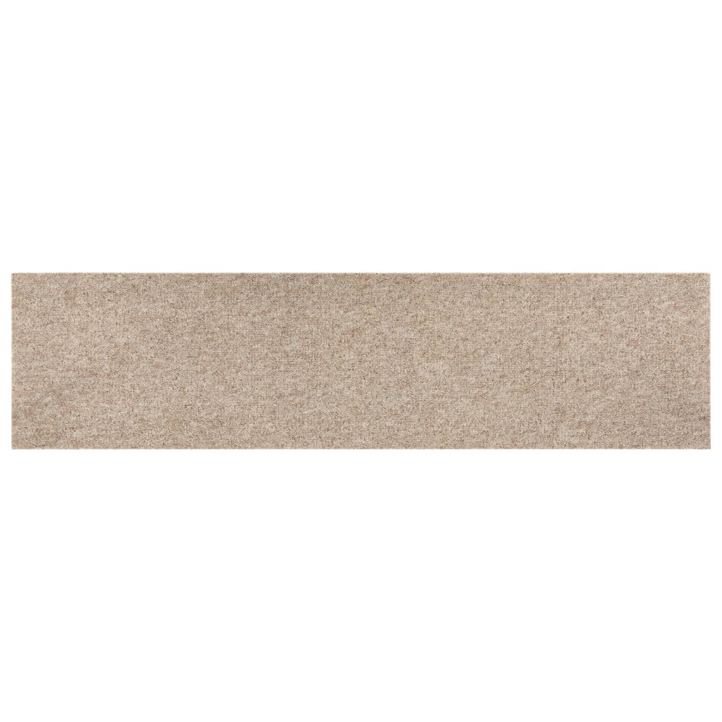 Teppichfliesen 16 Stk. 4 m² 25x100 cm Hellbeige