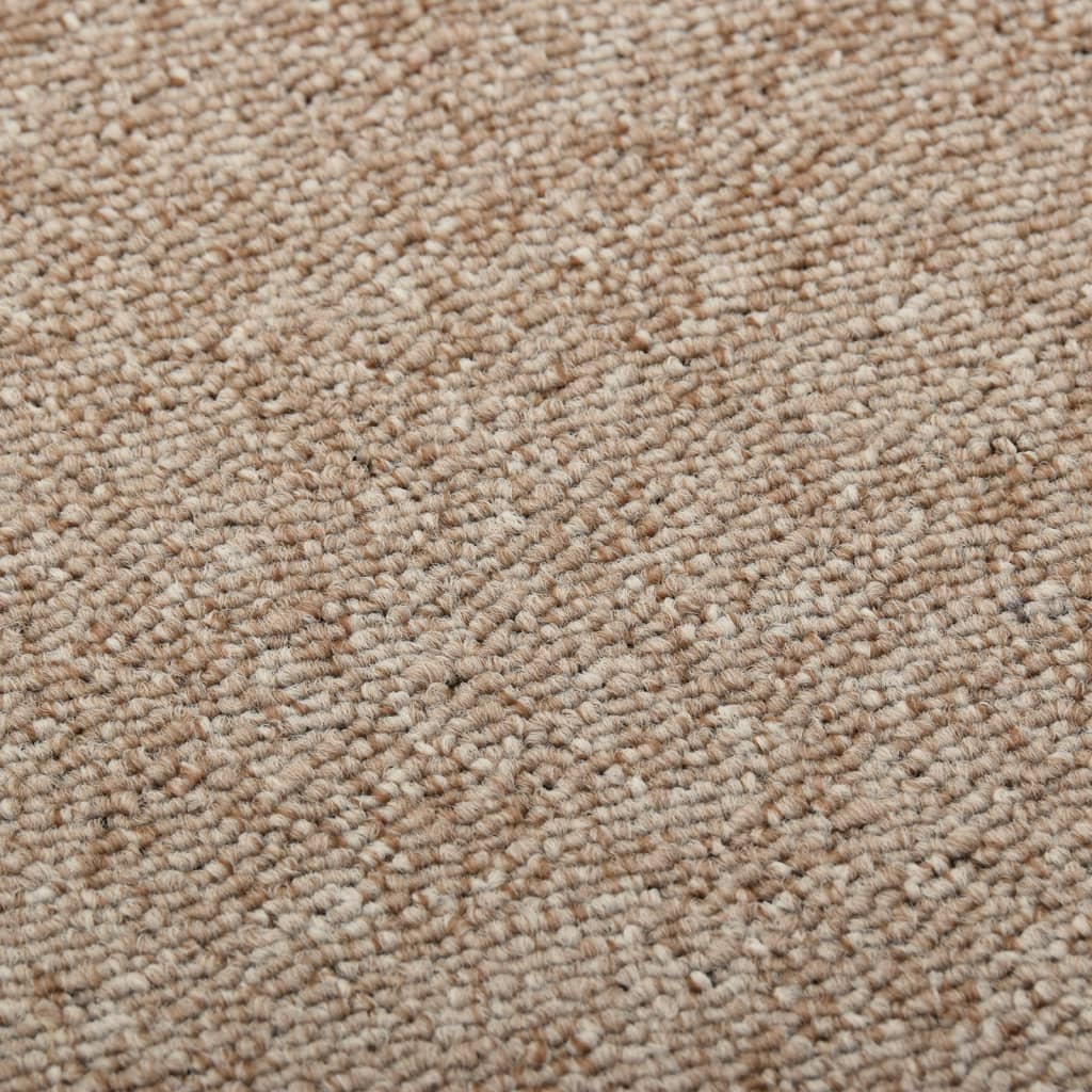 Teppichfliesen 16 Stk. 4 m² 25x100 cm Hellbeige