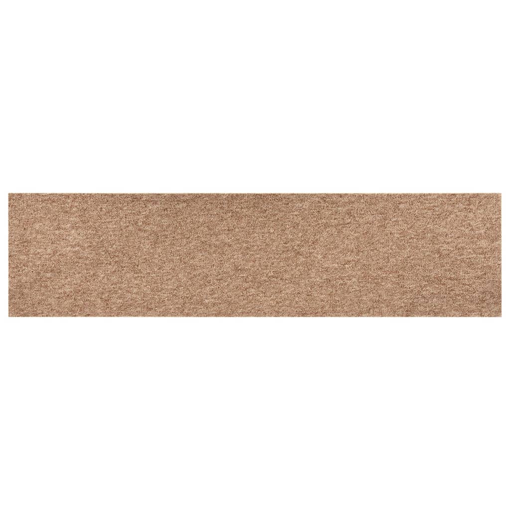 Teppichfliesen 16 Stk. 4 m² 25x100 cm Beige