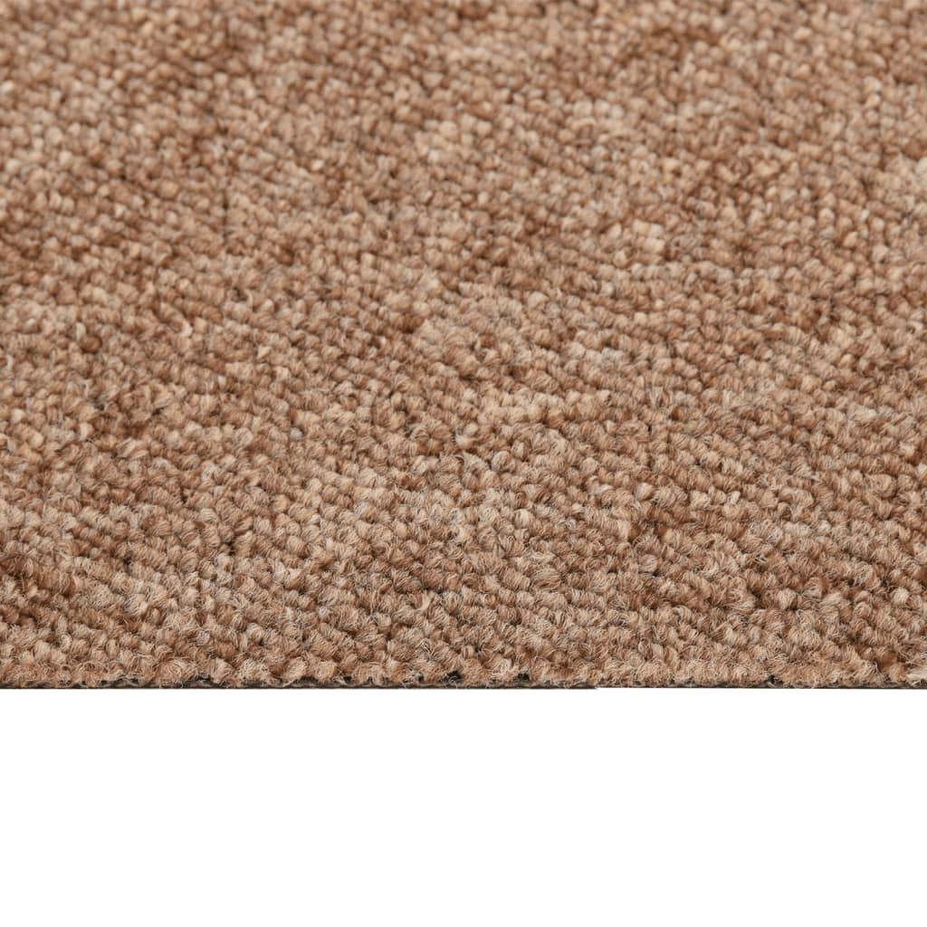 Teppichfliesen 16 Stk. 4 m² 25x100 cm Beige