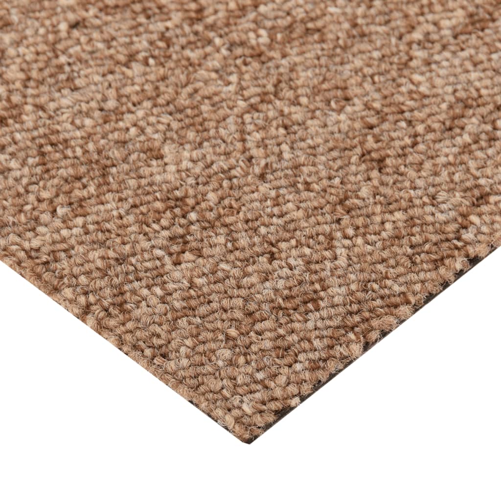 Teppichfliesen 16 Stk. 4 m² 25x100 cm Beige