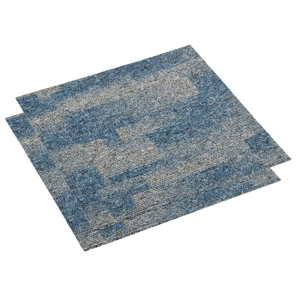 Teppichfliesen 20 Stk. 5 m² Hellblau