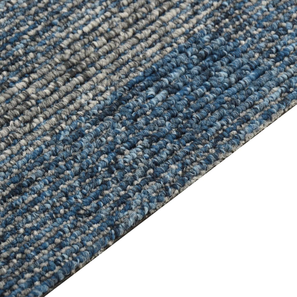 Teppichfliesen 20 Stk. 5 m² Hellblau
