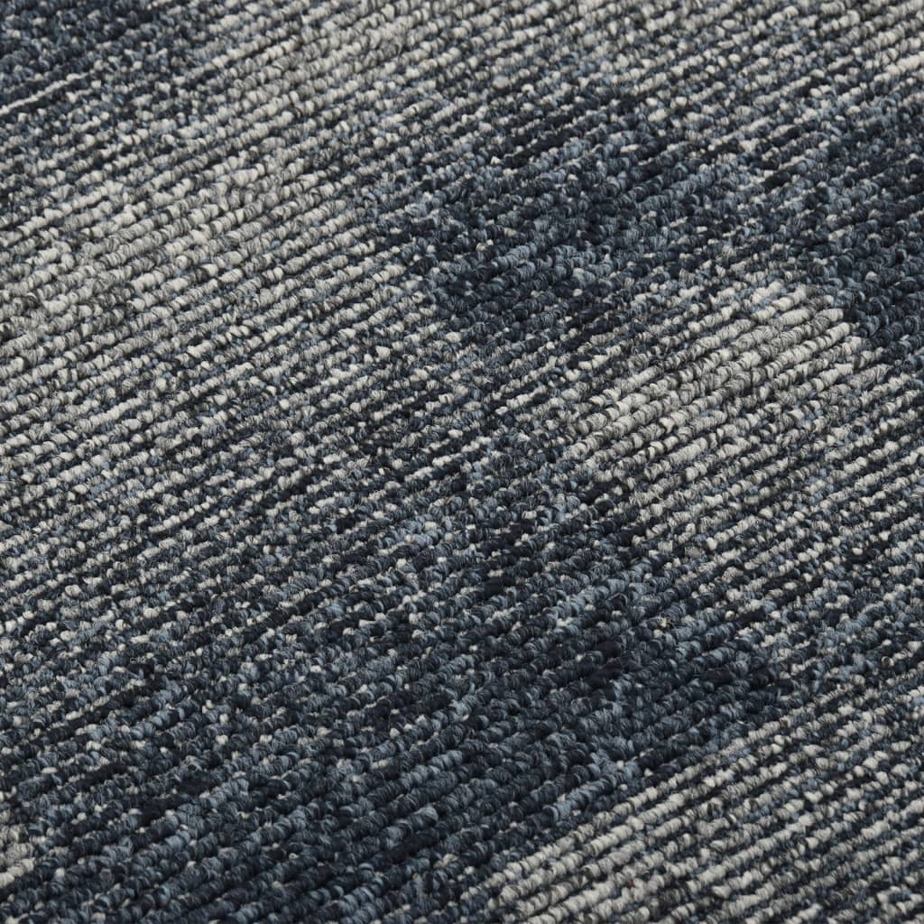 Teppichfliesen 20 Stk. 5 m² Dunkelblau