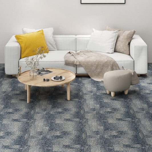 Teppichfliesen 20 Stk. 5 m² Dunkelblau