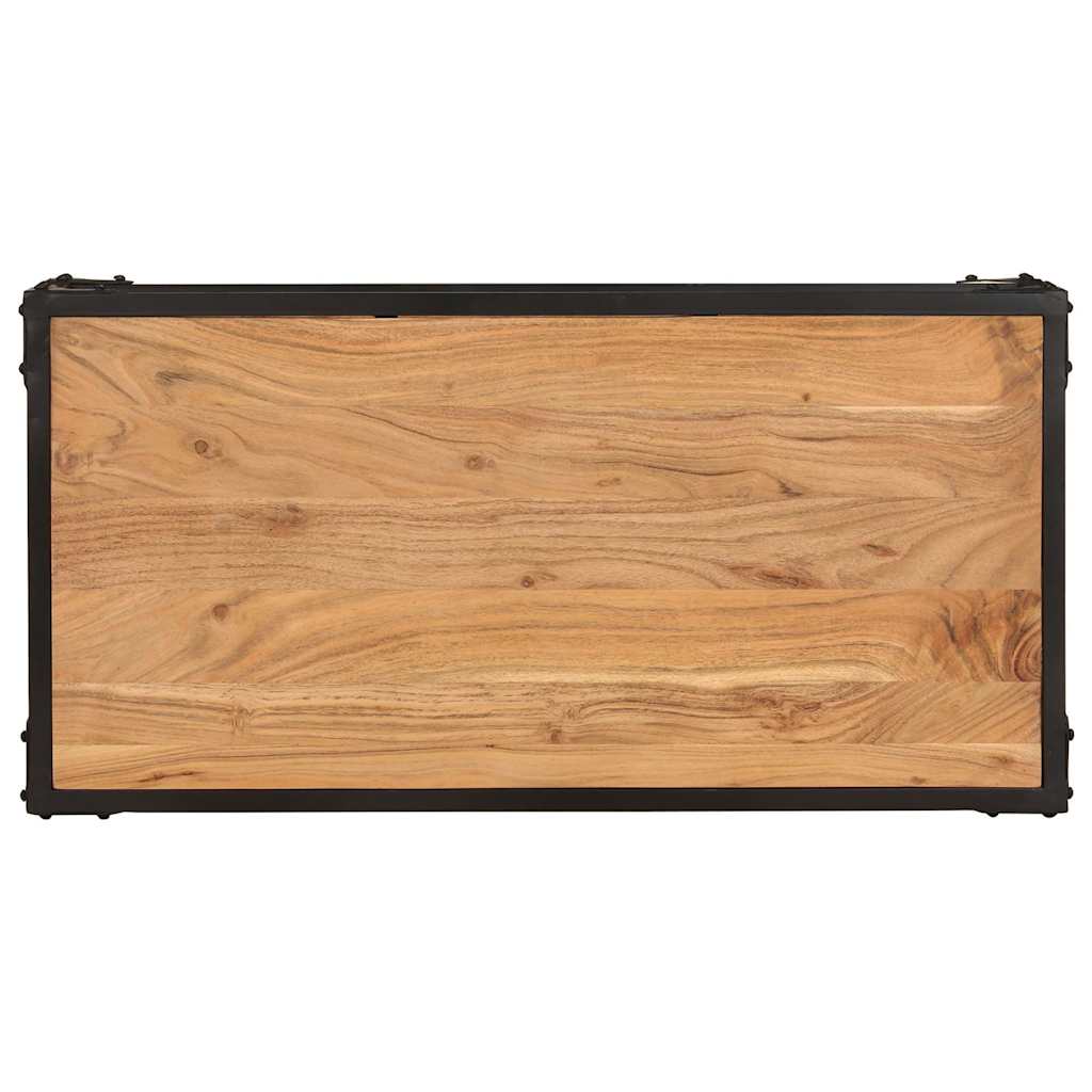 Couchtisch 90x45x35 cm Massivholz Akazie