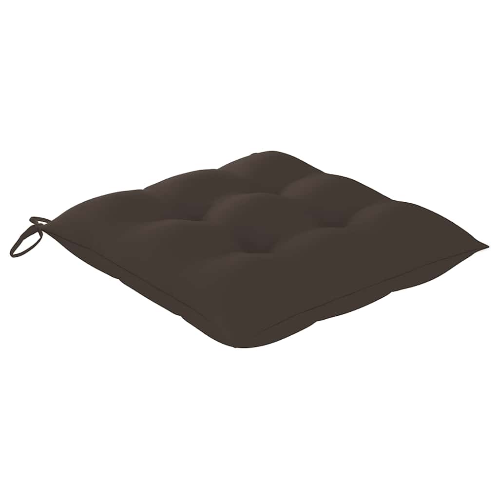 Klappstühle mit Kissen, 4-teilig, Massivholz Teakholz