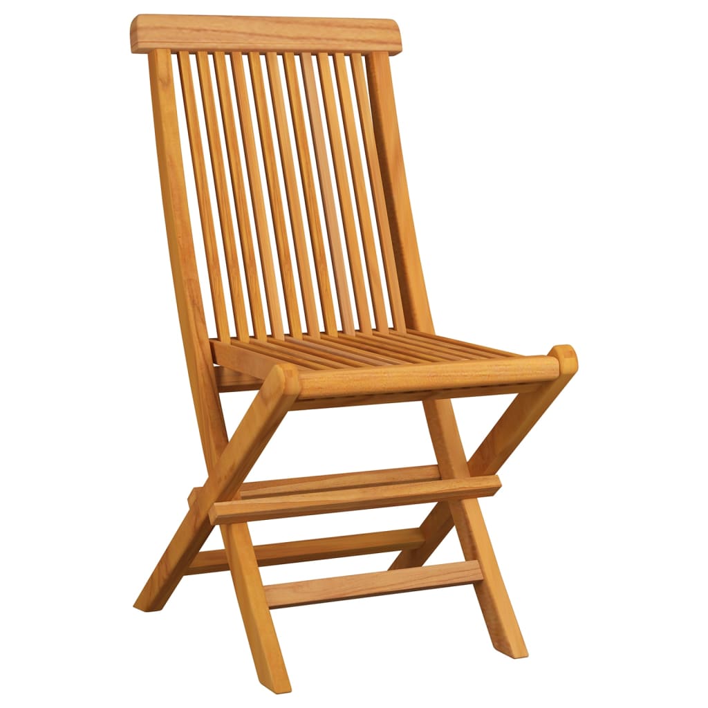 Klappstühle, 8-teilig, Massivholz Teakholz