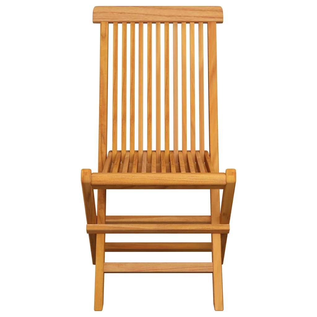 Klappstühle, 8-teilig, Massivholz Teakholz