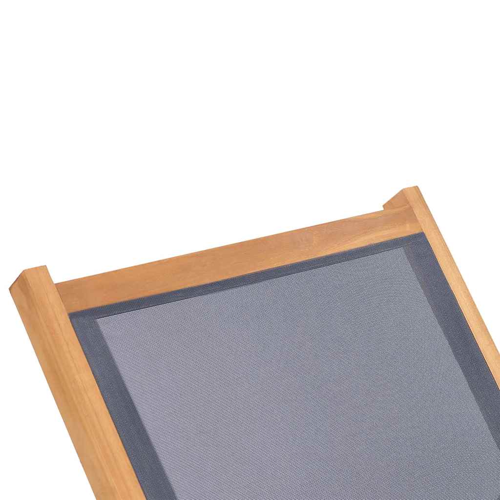 Sonnenliegen Klappbar mit Rollen 2 Stk. Teakholz Textilene