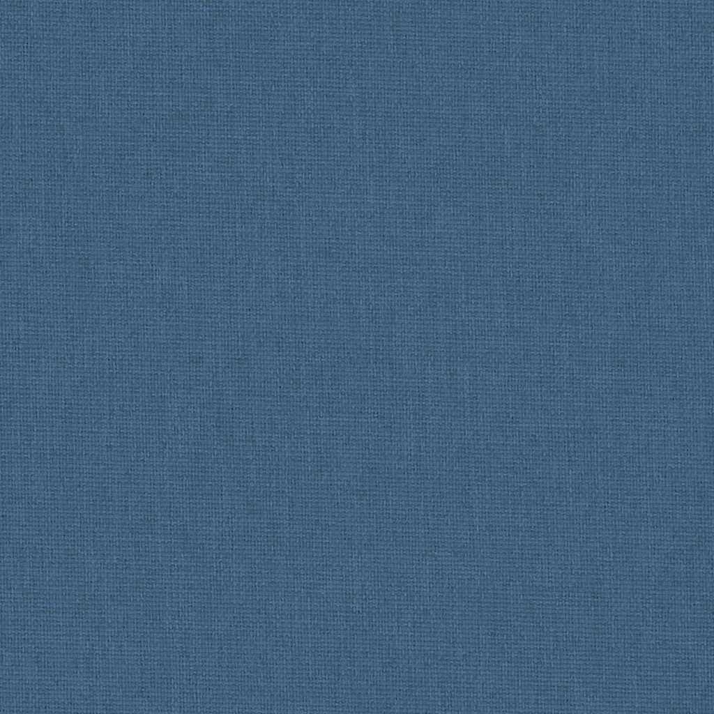 Baby-Laufstall mit Matratze Marineblau Leinenstoff