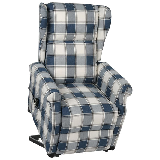 Aufstehsessel Blau Stoff