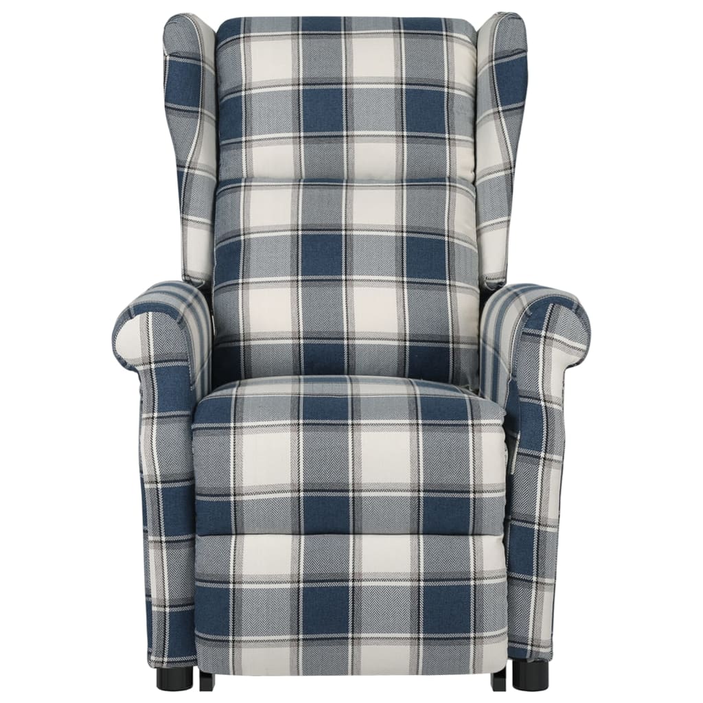 Aufstehsessel Blau Stoff