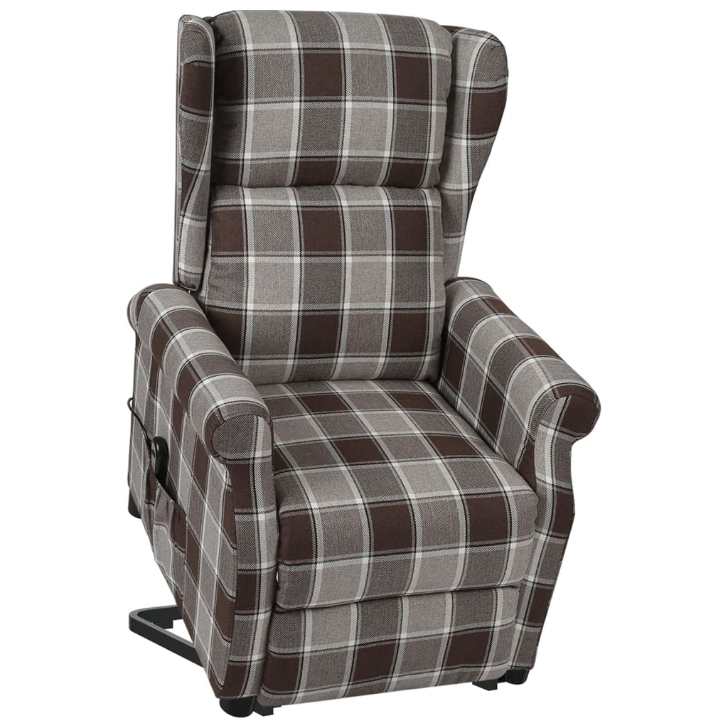 Aufstehsessel Braun Stoff