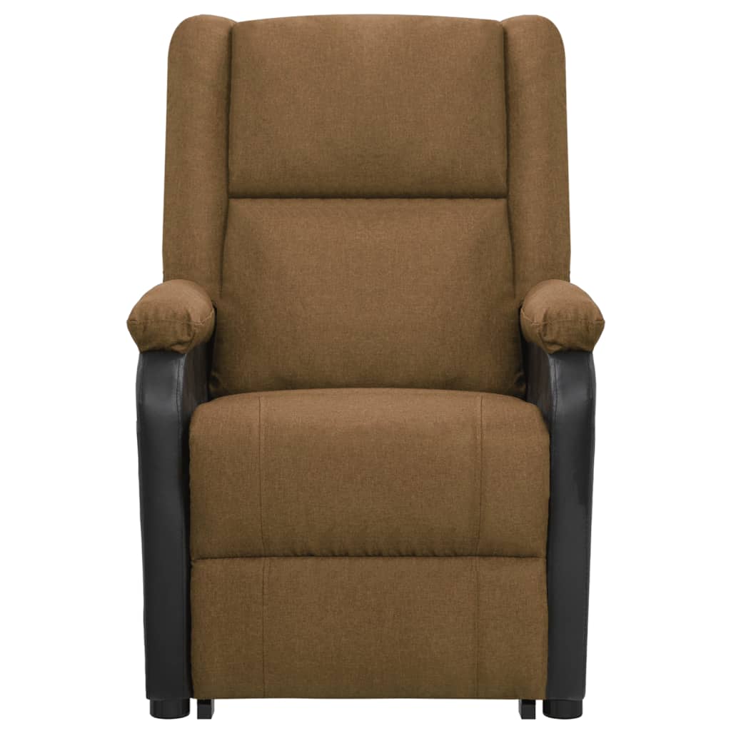 Aufstehsessel Braun Stoff
