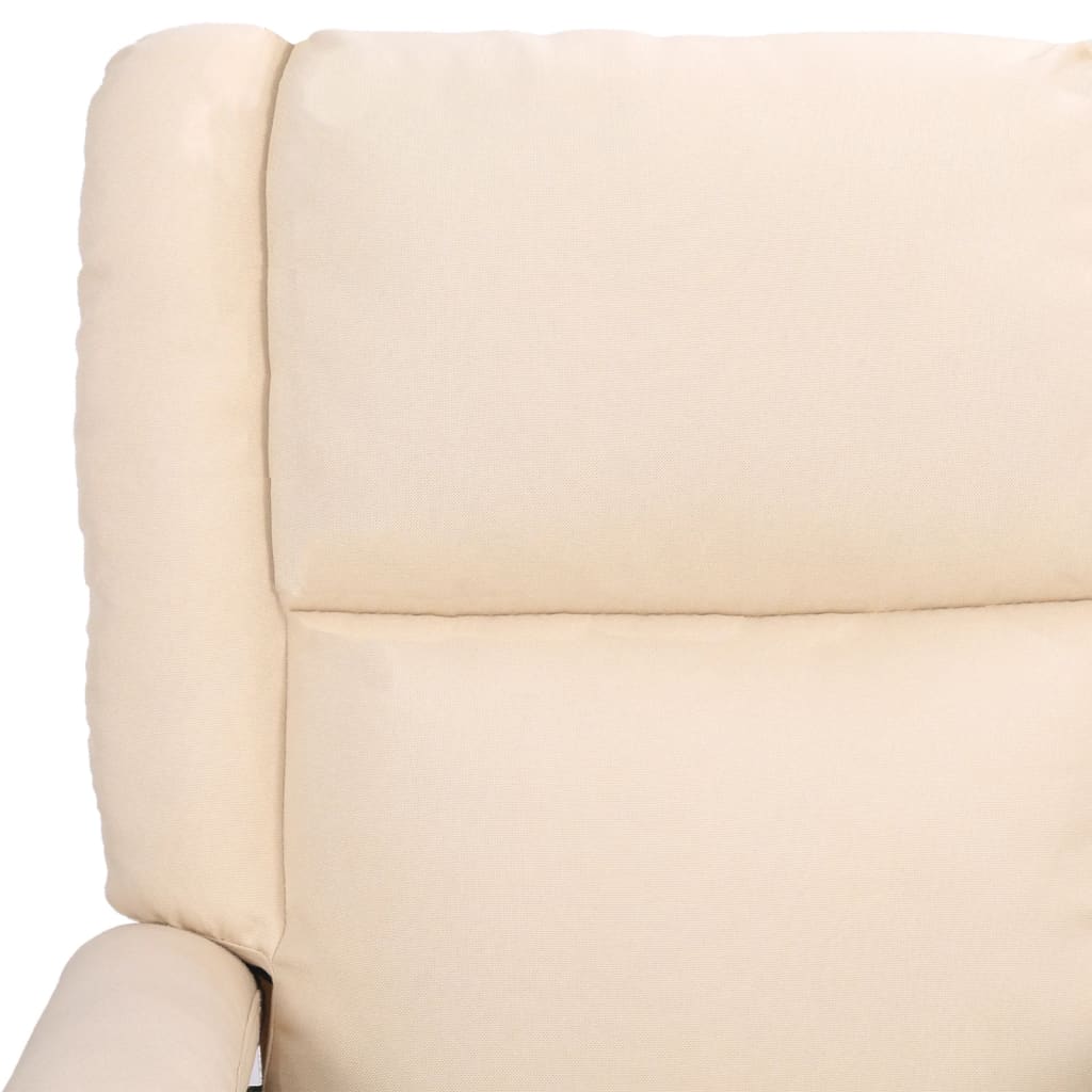 Aufstehsessel Creme Stoff