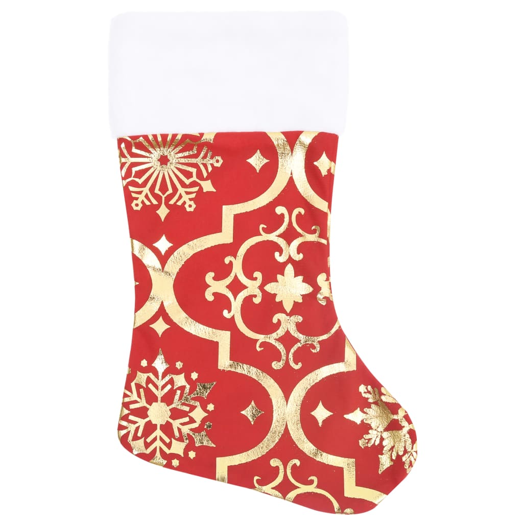 Luxus-Weihnachtsbaumrock mit Socke Rot 122 cm Stoff