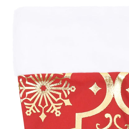 Luxus Weihnachtsbaumrock mit Socke Rot 150 cm Stoff