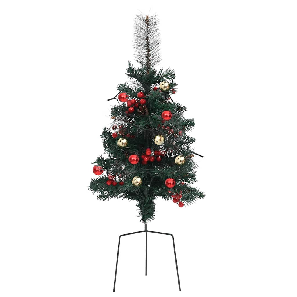 Künstlicher Weihnachtsbaum mit Beleuchtung 2 Stk. Outdoor 76 cm