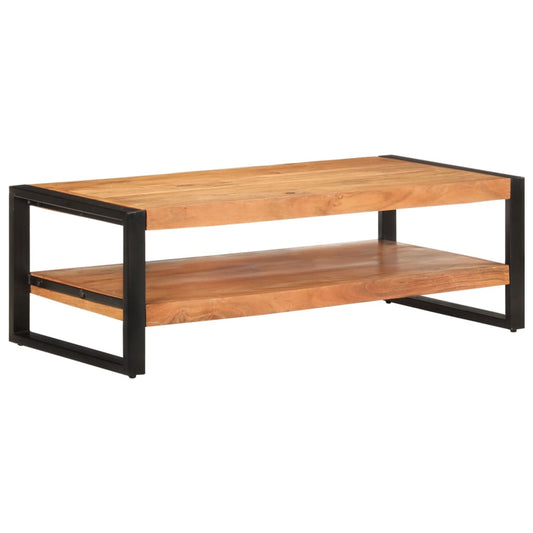 Table basse 120x60x40 cm en bois d'acacia massif