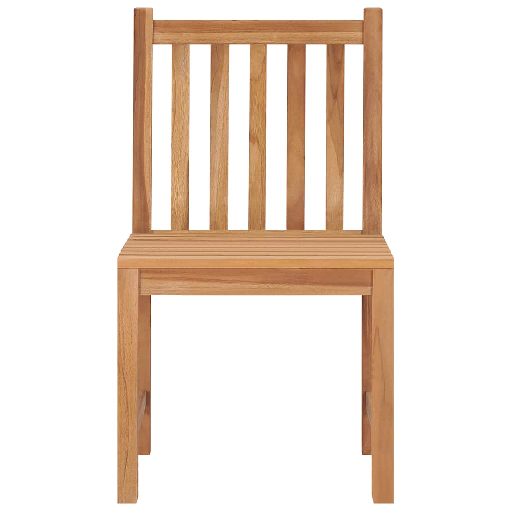 Gartenstühle 4 Stk. mit Kissen Massivholz Teak