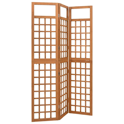 Spalier/Paravent 3-teilig Massivholz Tanne 121x180,5 cm