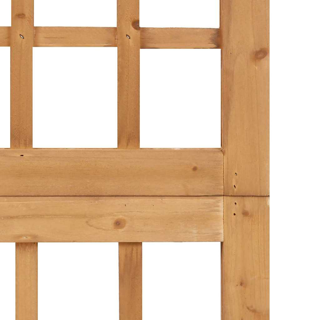 Spalier/Paravent 5-teilig Massivholz Tanne 201,5x180 cm