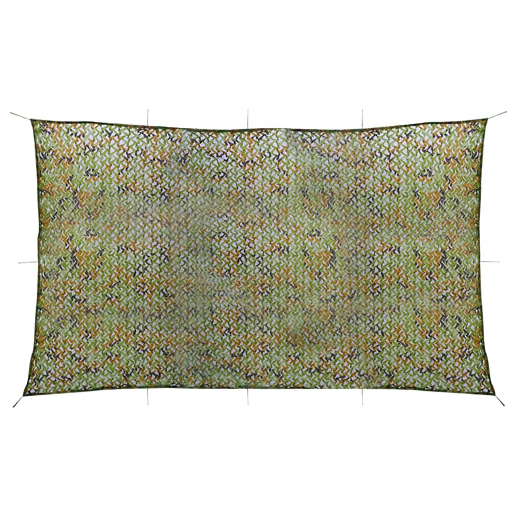 Tarnnetz mit Aufbewahrungstasche 2x5 m Grün