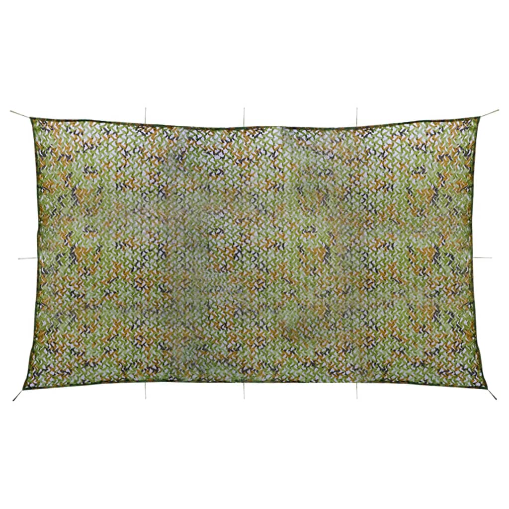 Tarnnetz mit Aufbewahrungstasche 3x6 m Grün