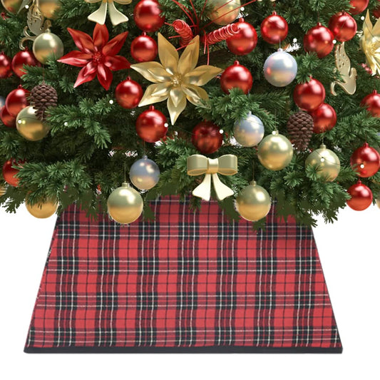 Weihnachtsbaumrock Rot und Schwarz 48x48x25 cm