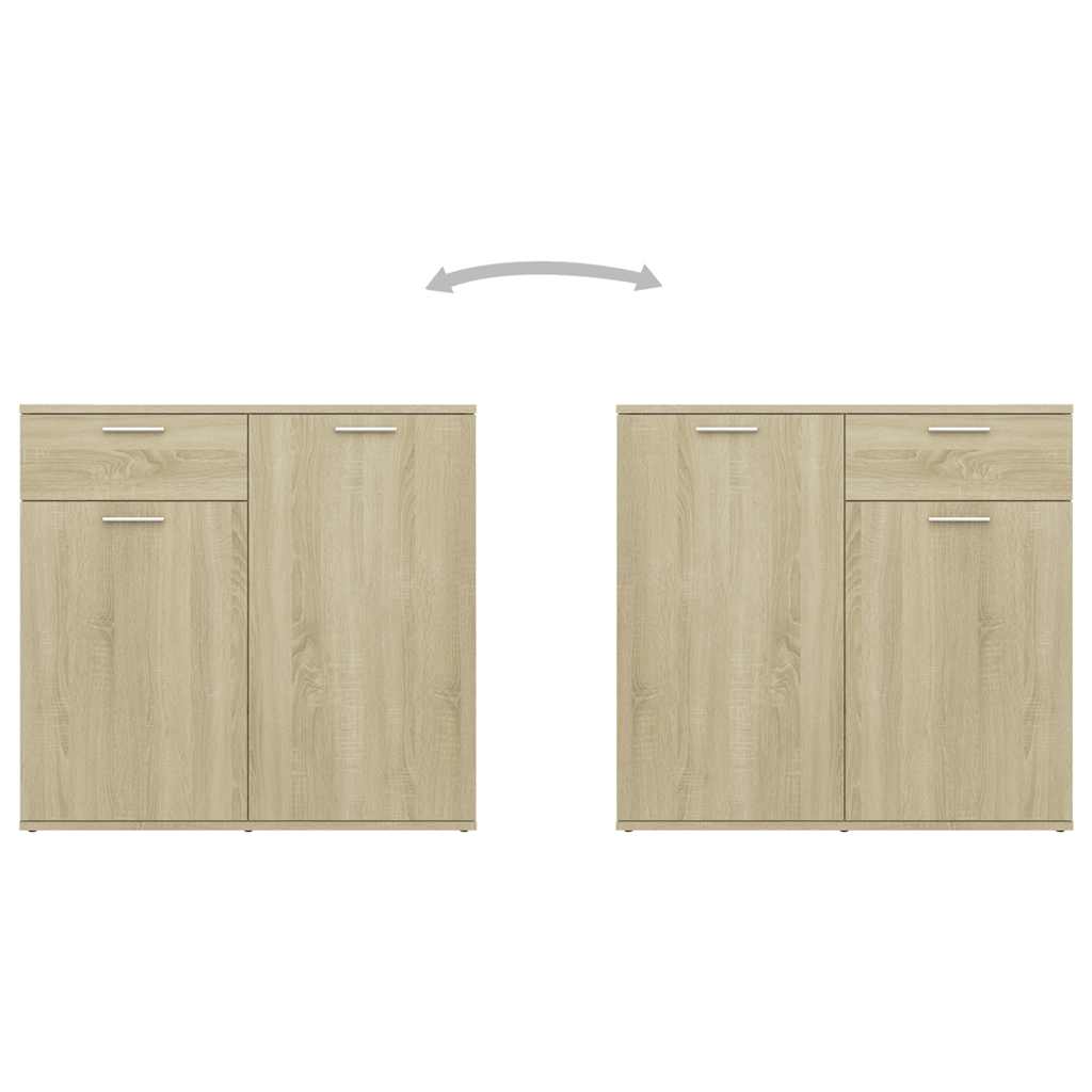 Sideboard Sonoma-Eiche 160x36x75 cm Holzwerkstoff