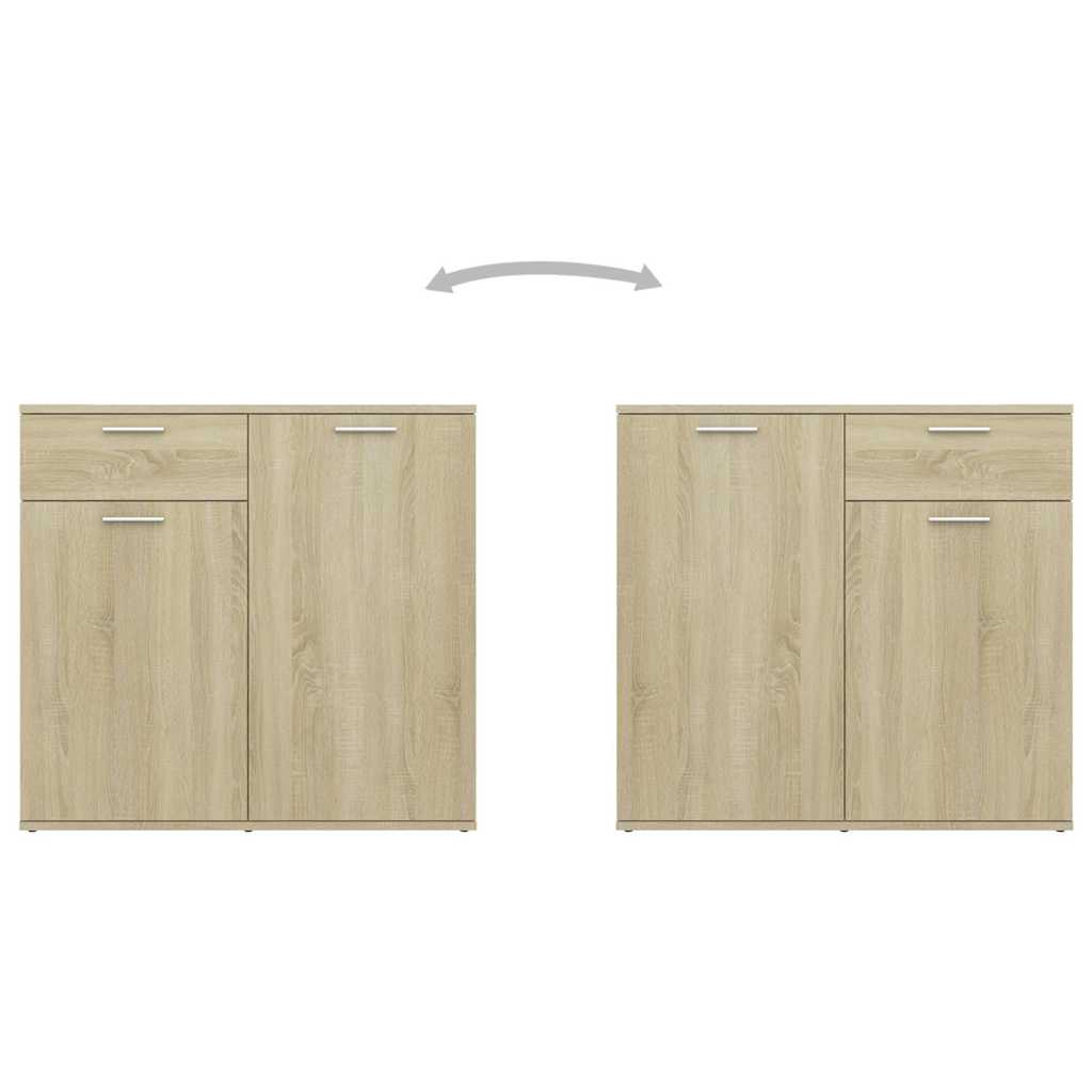 Sideboard Sonoma-Eiche 160x36x75 cm Holzwerkstoff