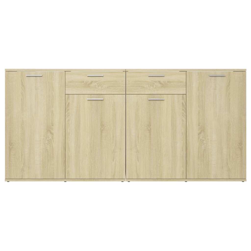Sideboard Sonoma-Eiche 160x36x75 cm Holzwerkstoff