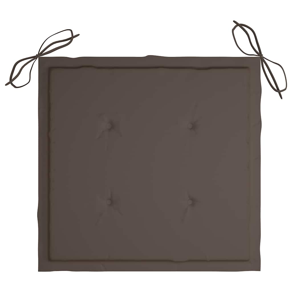 Klappbare Gartenstühle 6 Stk. mit Kissen Massivholz Akazie