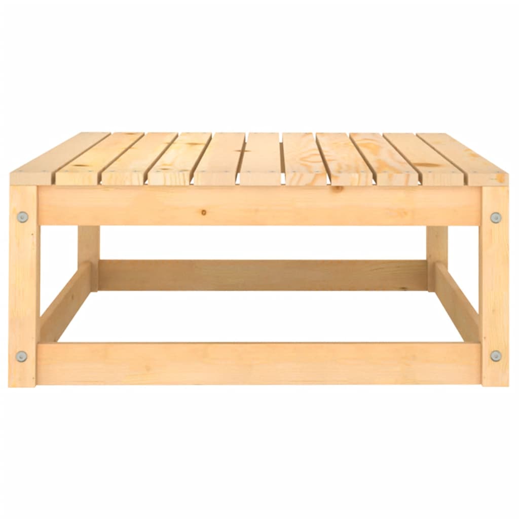 10-piece garden lounge set made of solid pine wood