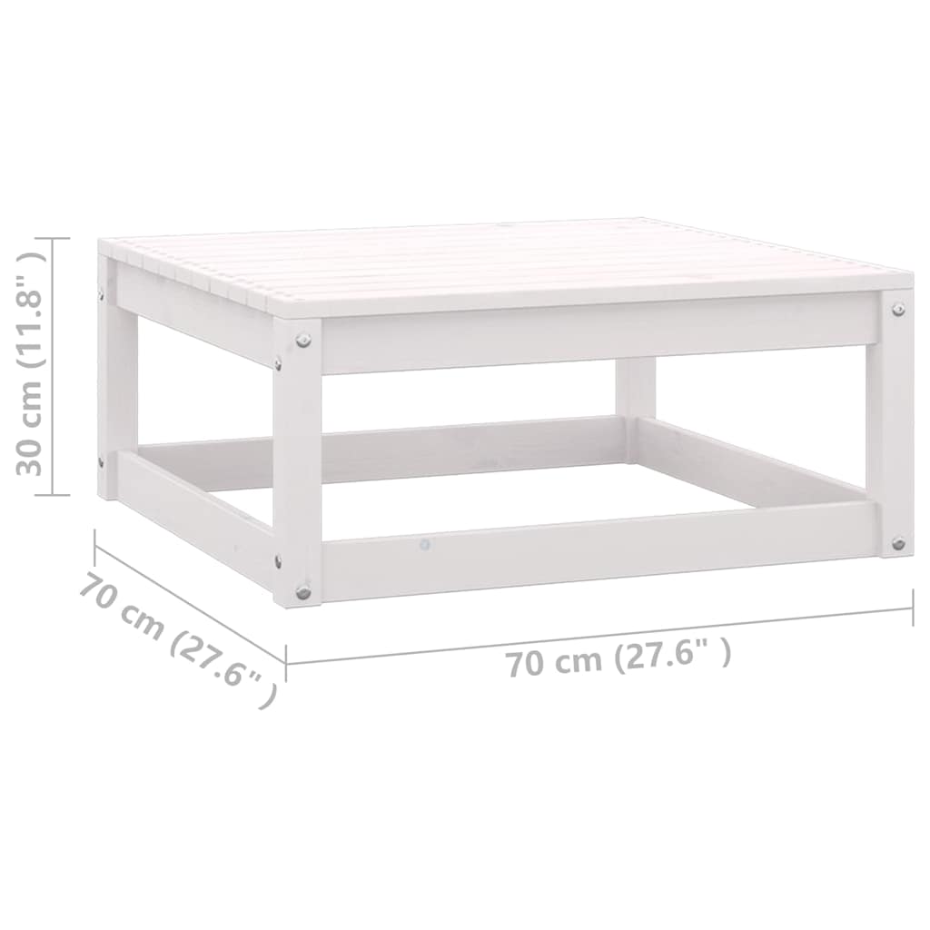 5-tlg. Garten-Lounge-Set mit Kissen Kiefer Massivholz