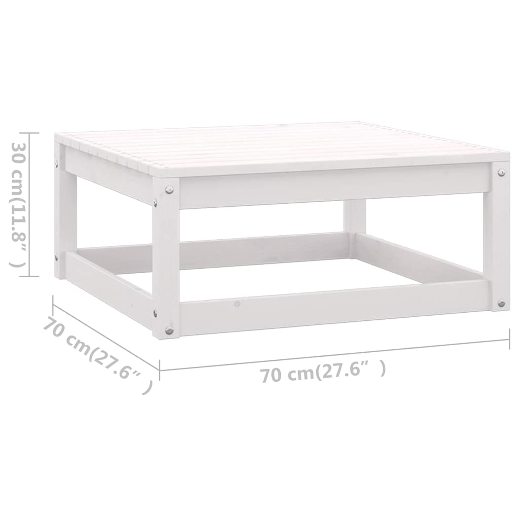 6-tlg. Garten-Lounge-Set mit Kissen Kiefer Massivholz