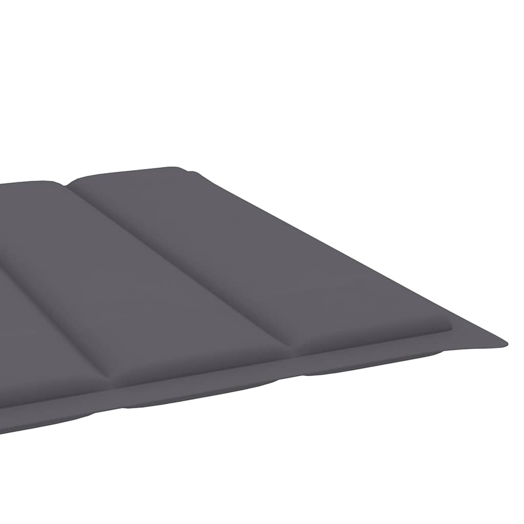 Sonnenliegen 2 Stk. mit Auflagen Massivholz Akazie