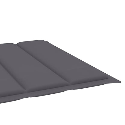 Sonnenliegen 2 Stk. mit Auflagen Massivholz Akazie