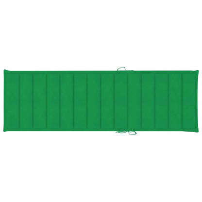 Sonnenliegen 2 Stk. mit Auflagen Massivholz Akazie