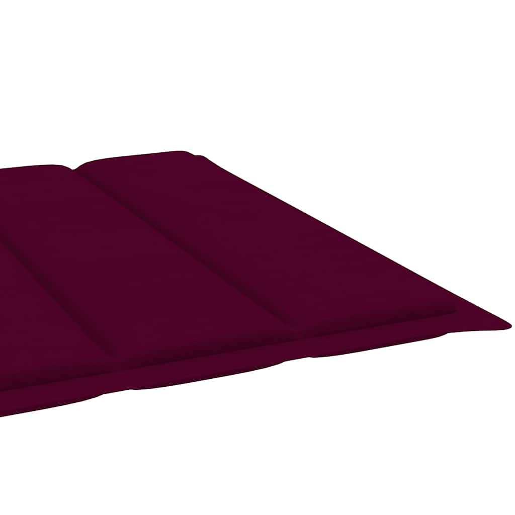 Sonnenliegen 2 Stk. mit Auflagen Massivholz Akazie