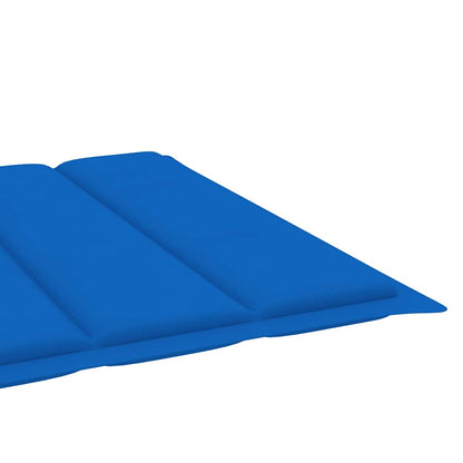 Sonnenliegen 2 Stk. mit Auflagen Massivholz Akazie