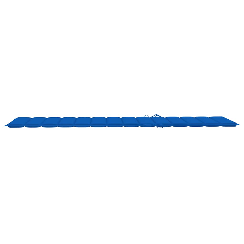 Sonnenliegen 2 Stk. mit Auflagen Massivholz Akazie