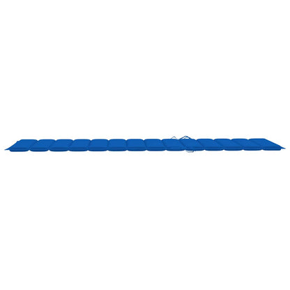 Sonnenliegen 2 Stk. mit Auflagen Massivholz Akazie