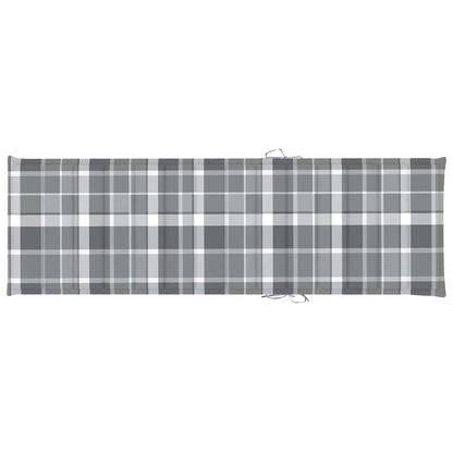 Sonnenliegen 2 Stk. mit Auflagen Massivholz Akazie