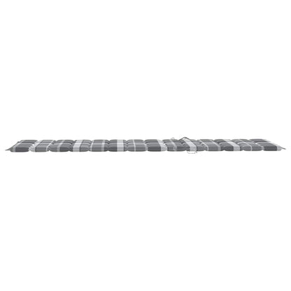 Sonnenliegen 2 Stk. mit Auflagen Massivholz Akazie