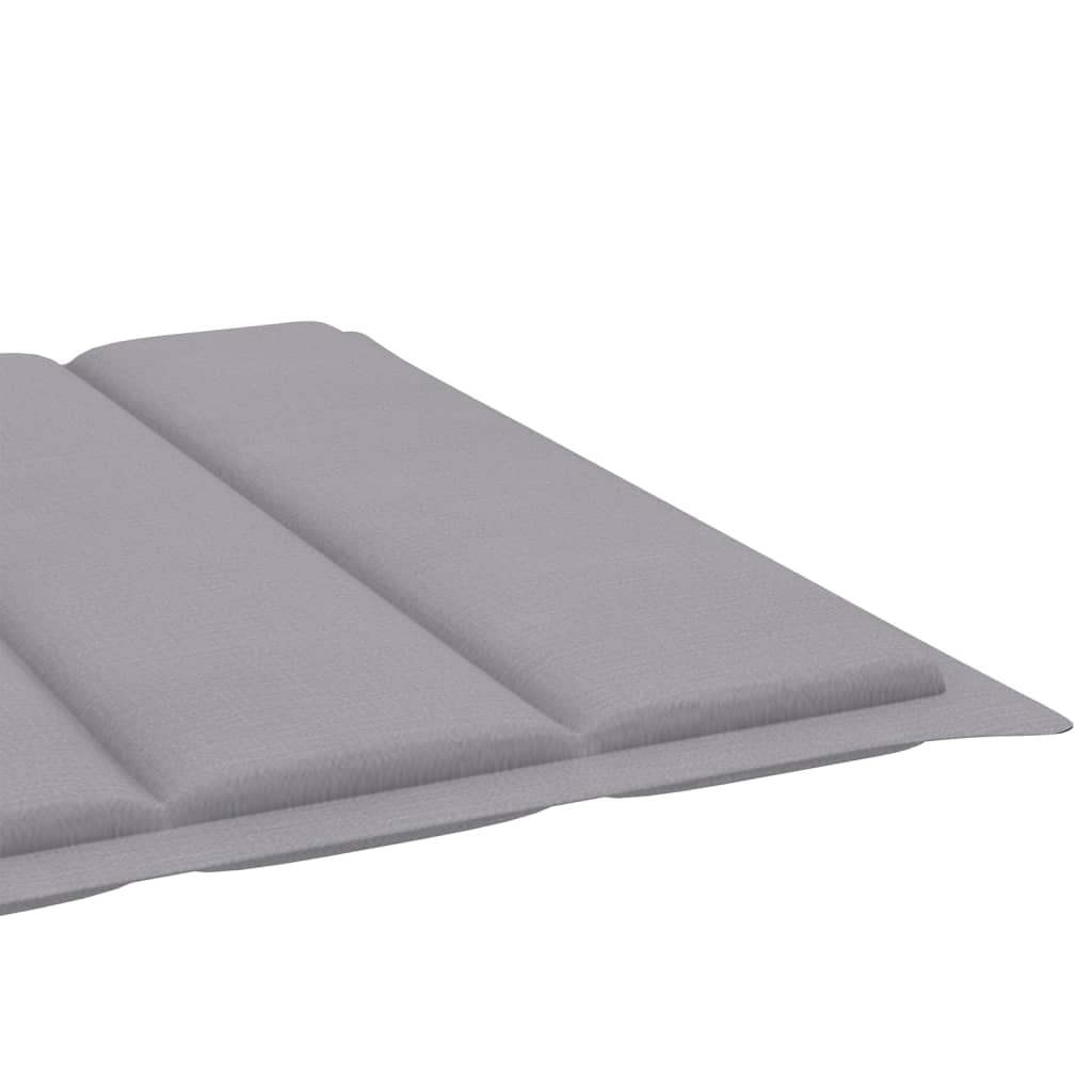 Sonnenliegen 2 Stk. mit Tisch und Auflagen Massivholz Akazie