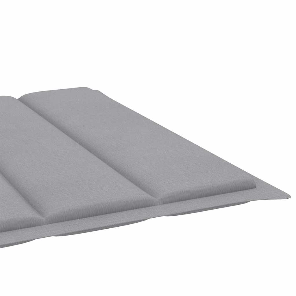 Sonnenliegen 2 Stk. mit Tisch und Auflagen Massivholz Akazie
