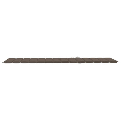 Sonnenliegen 2 Stk. mit Tisch und Auflagen Massivholz Akazie